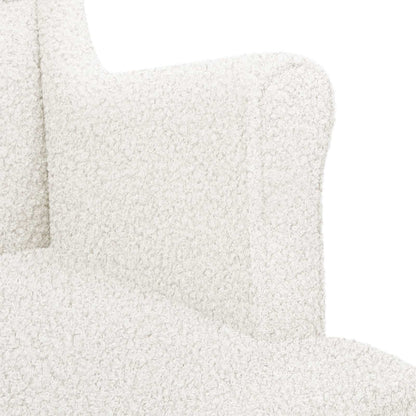 Poltrona Crema Bouclé