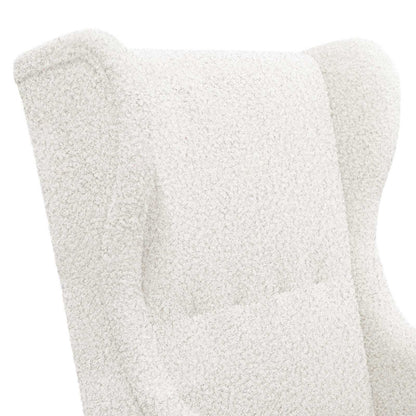 Poltrona Crema Bouclé