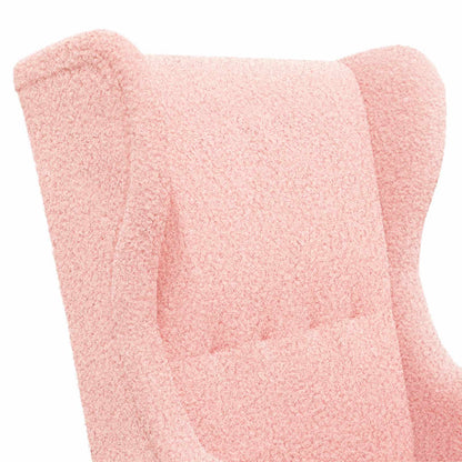 Poltrona Rosa Bouclé