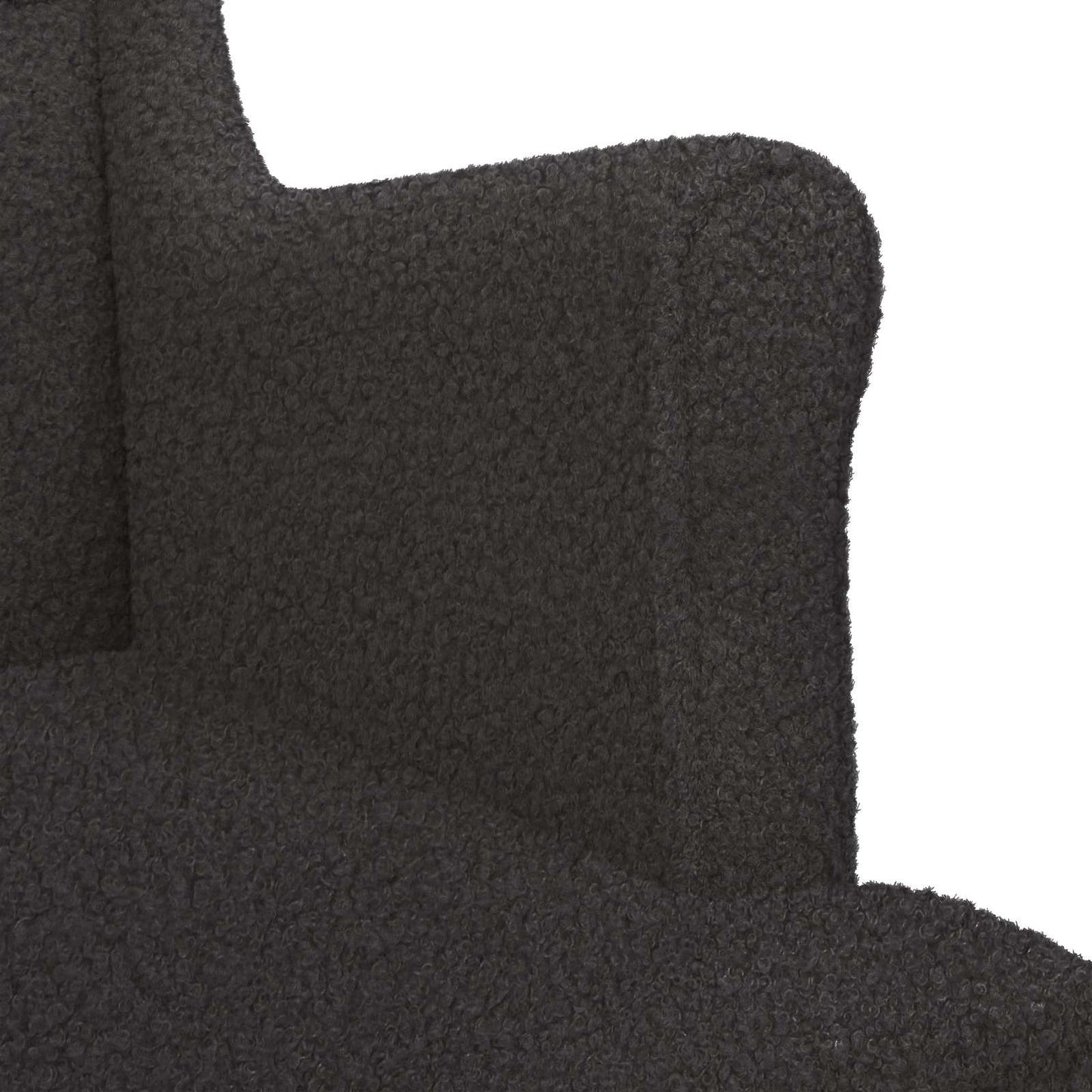 Poltrona Nero Bouclé