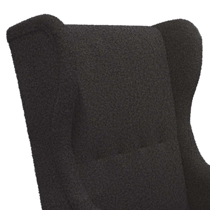 Poltrona Nero Bouclé