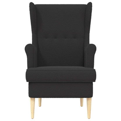 Poltrona Nero Bouclé