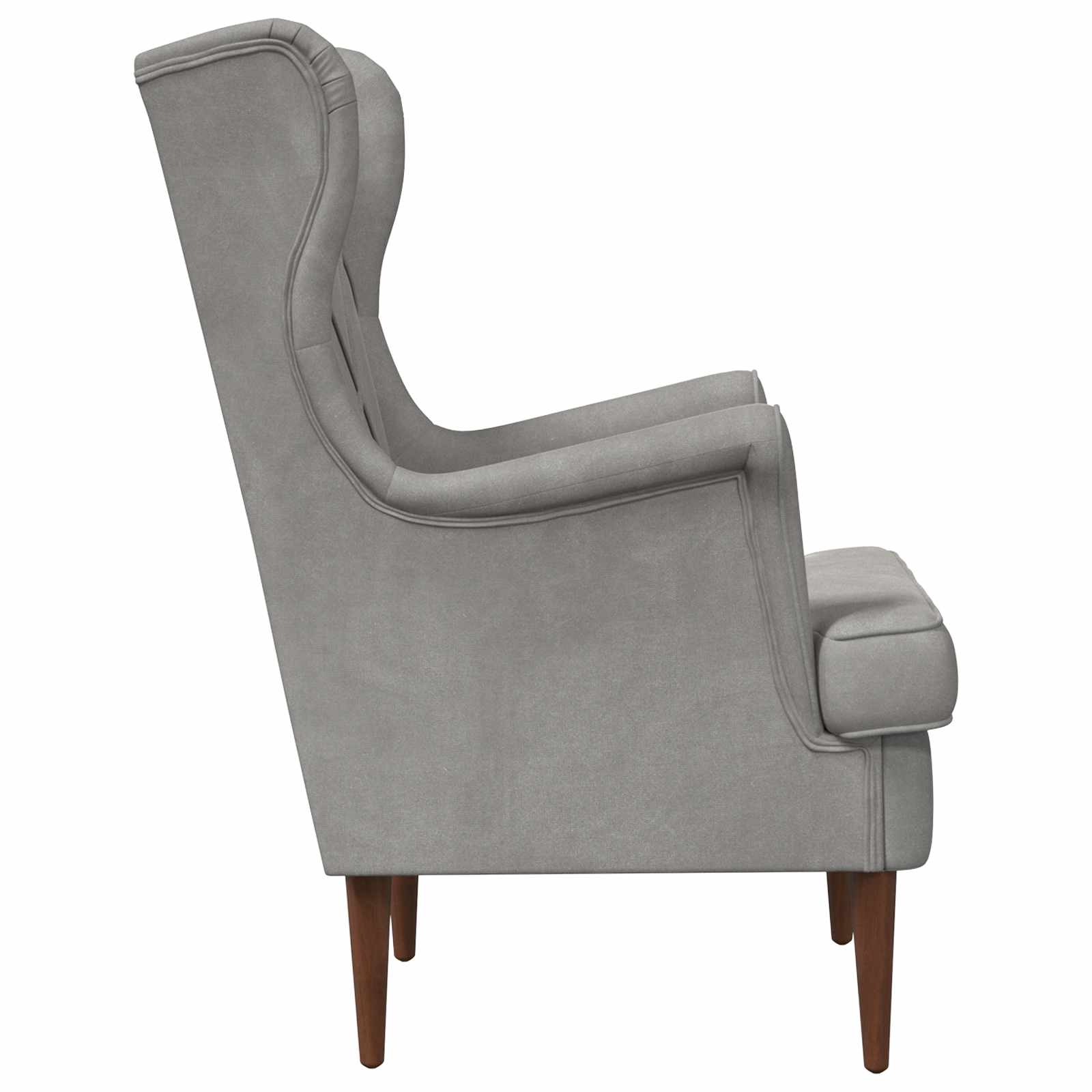 poltrona Grigio chiaro Velluto | homemem39