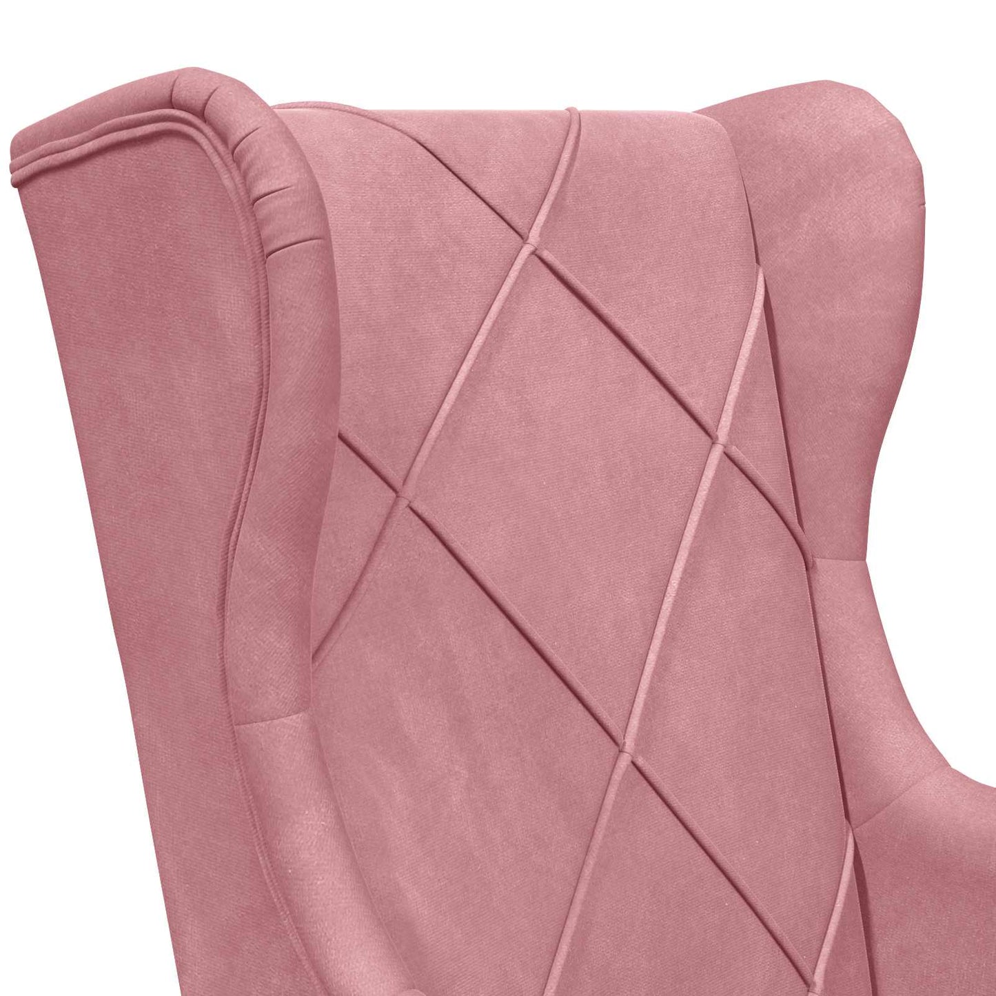 Poltrona Rosa Velluto