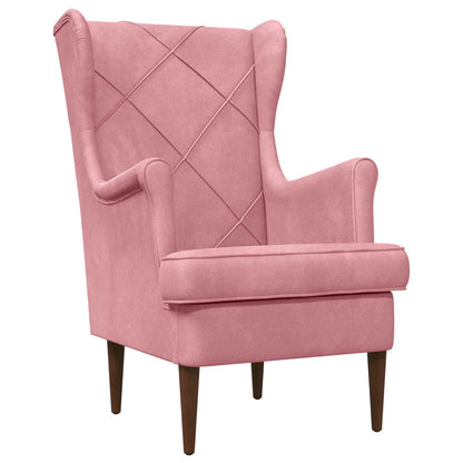 poltrona Rosa Velluto | homemem39