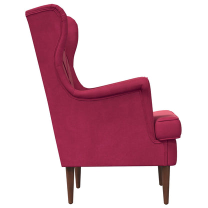 poltrona Rosso Vino Velluto | homemem39