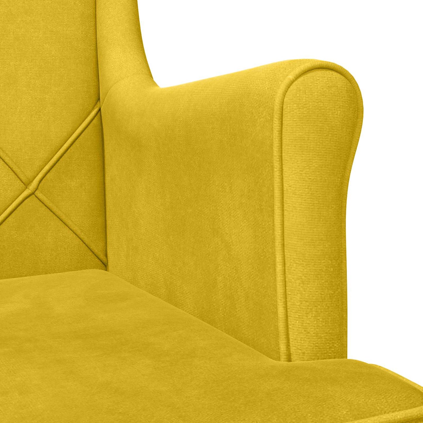 Poltrona Giallo Velluto