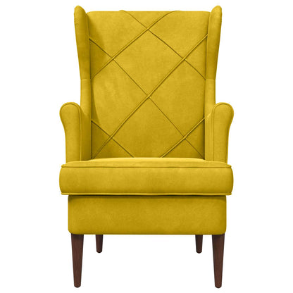 Poltrona Giallo Velluto