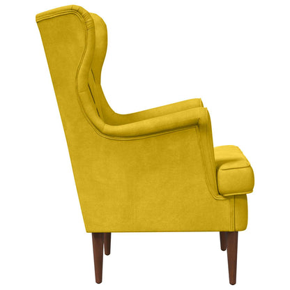 Poltrona Giallo Velluto
