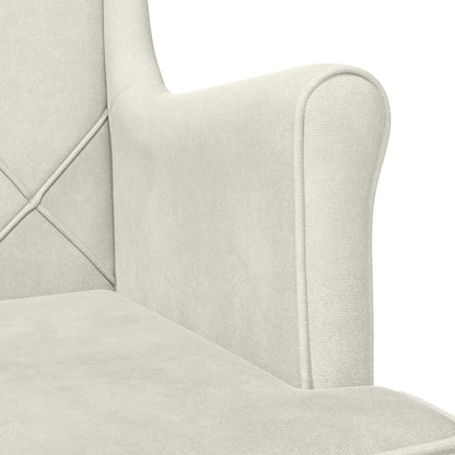 poltrona Crema Velluto | homemem39