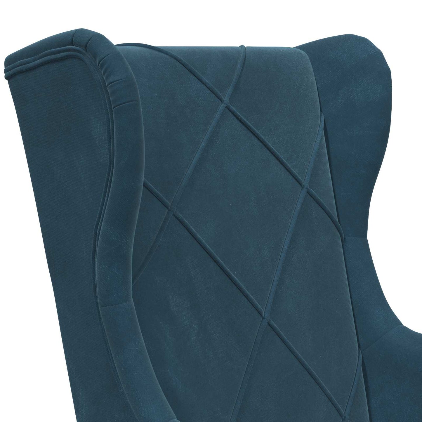 Poltrona Blu Velluto