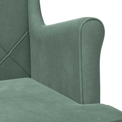 poltrona Verde Mare Velluto | homemem39
