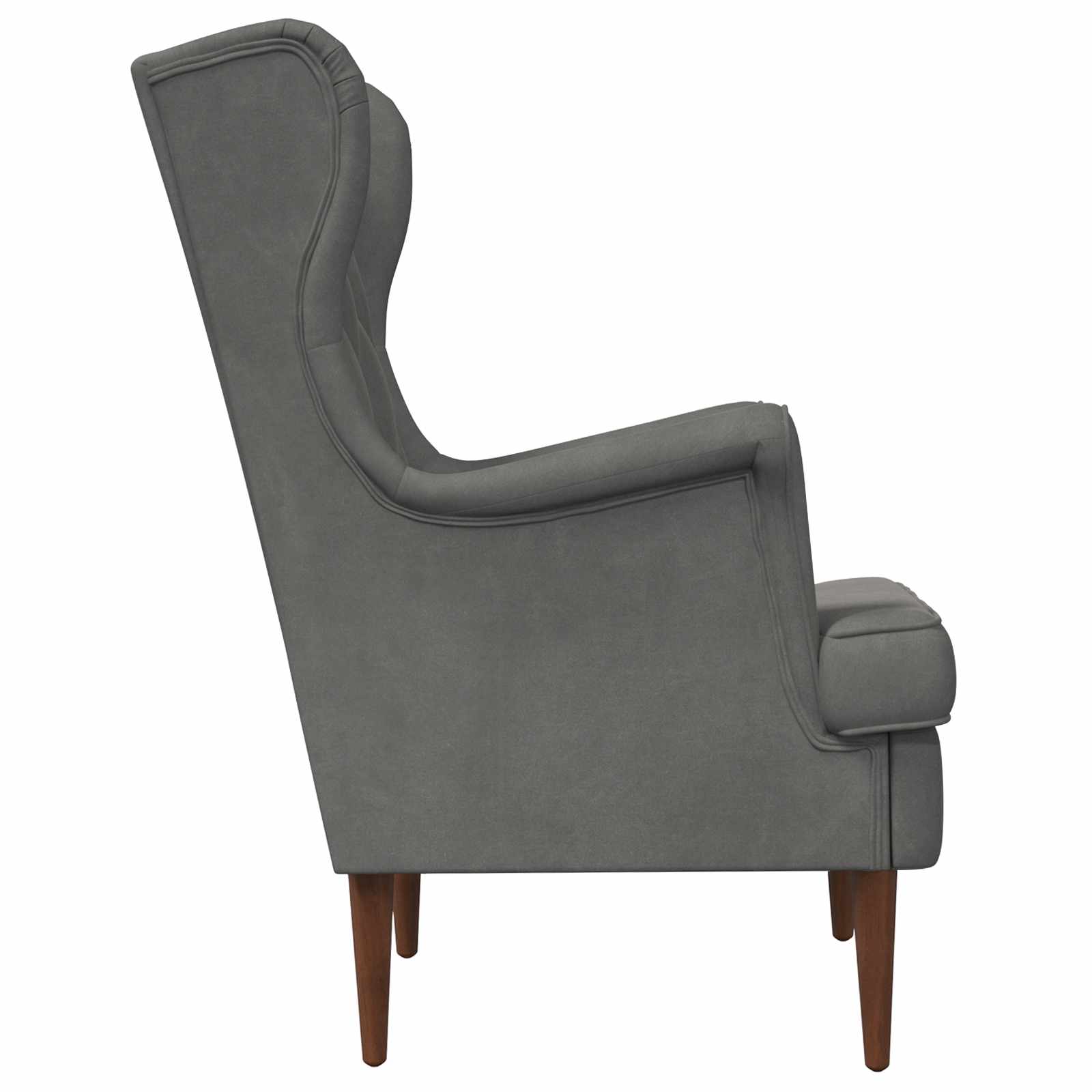 poltrona Grigio scuro Velluto | homemem39