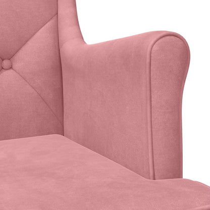 poltrona Rosa Velluto | homemem39