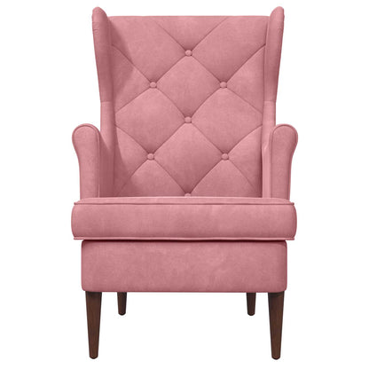 Poltrona Rosa Velluto