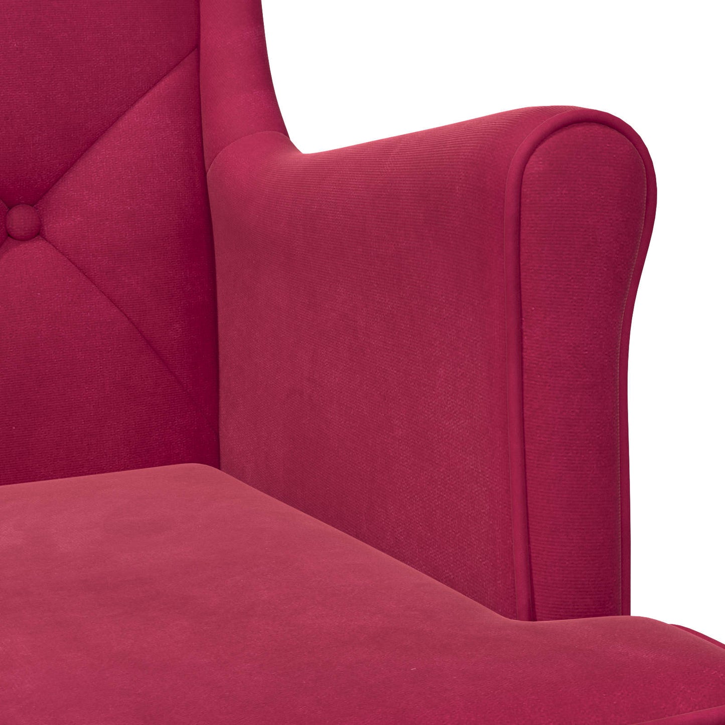 poltrona Rosso Vino Velluto | homemem39