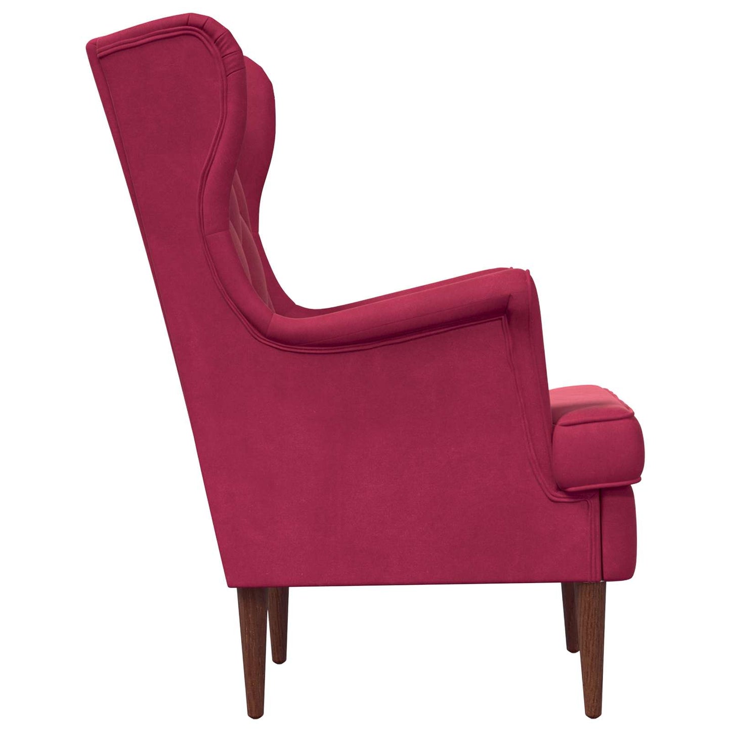 poltrona Rosso Vino Velluto | homemem39