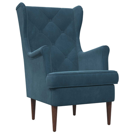 poltrona Blu Velluto | homemem39