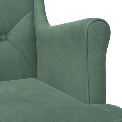 poltrona Verde Mare Velluto | homemem39