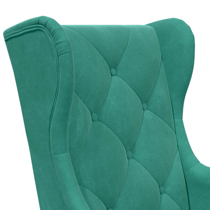 poltrona Turchese Velluto | homemem39