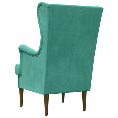 Poltrona Turchese Velluto