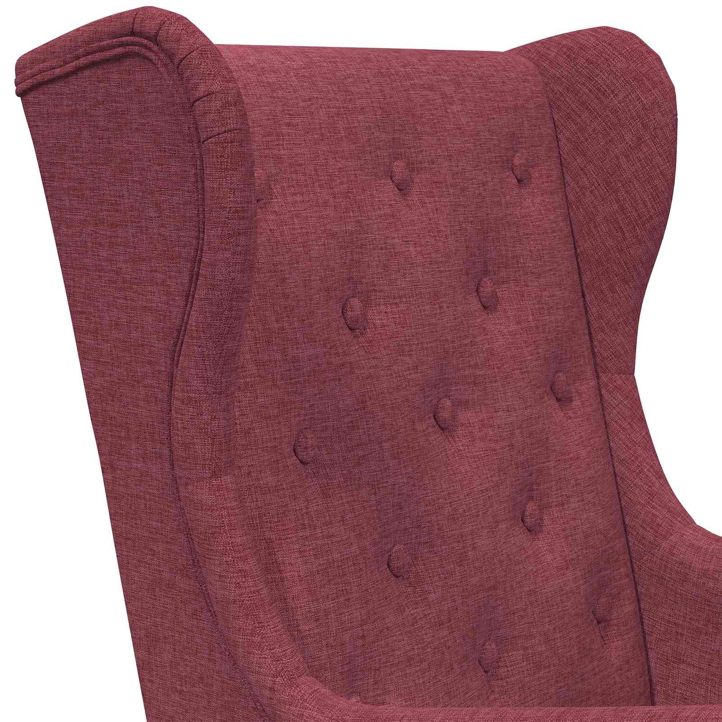 Poltrona Rosso Vino Tessuto | homemem39