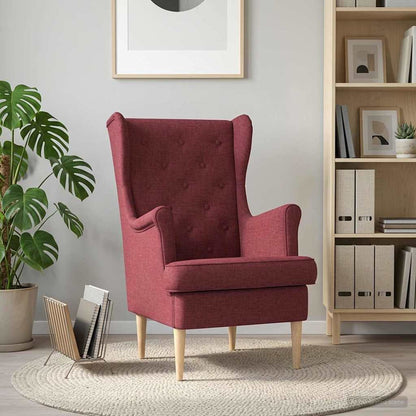 Poltrona Rosso Vino Tessuto