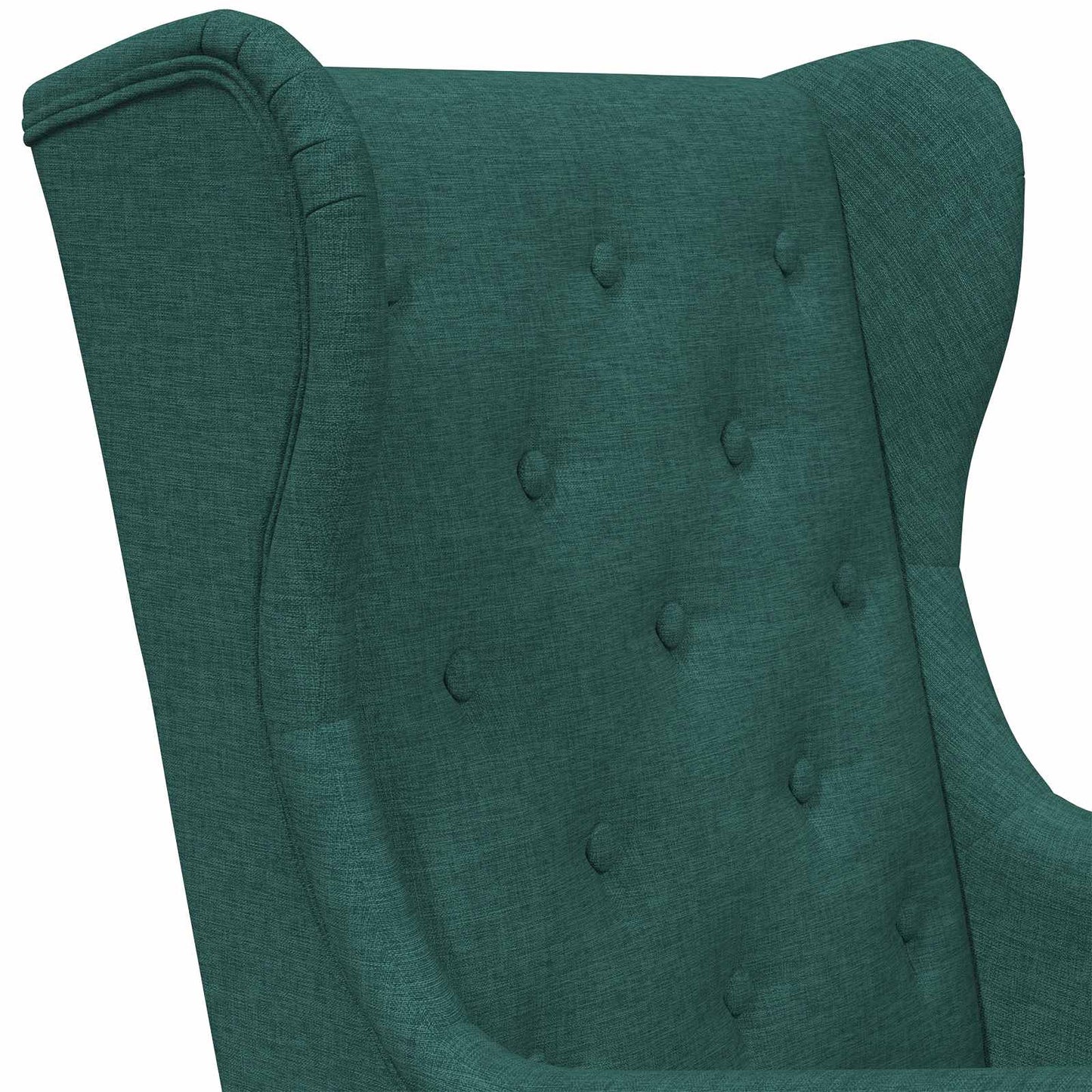 Poltrona Verde Scuro Tessuto