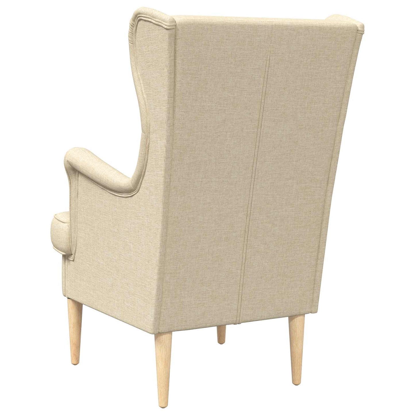 Poltrona Crema Tessuto