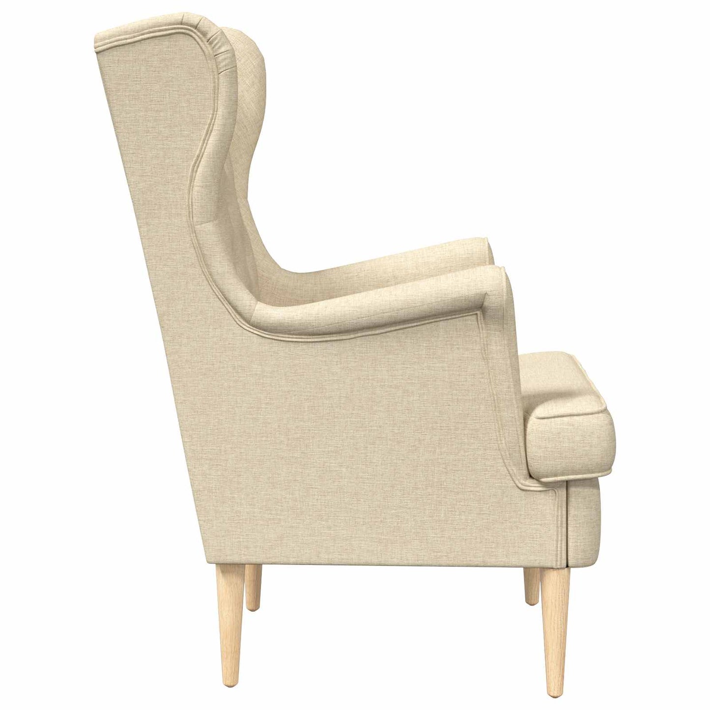Poltrona Crema Tessuto
