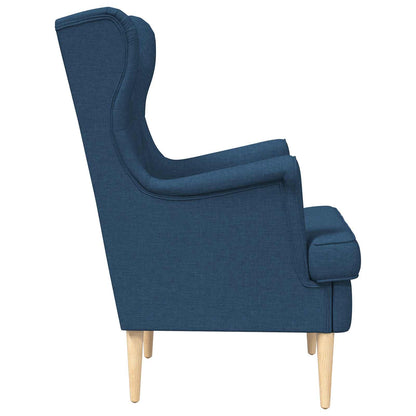 Poltrona Blu Tessuto