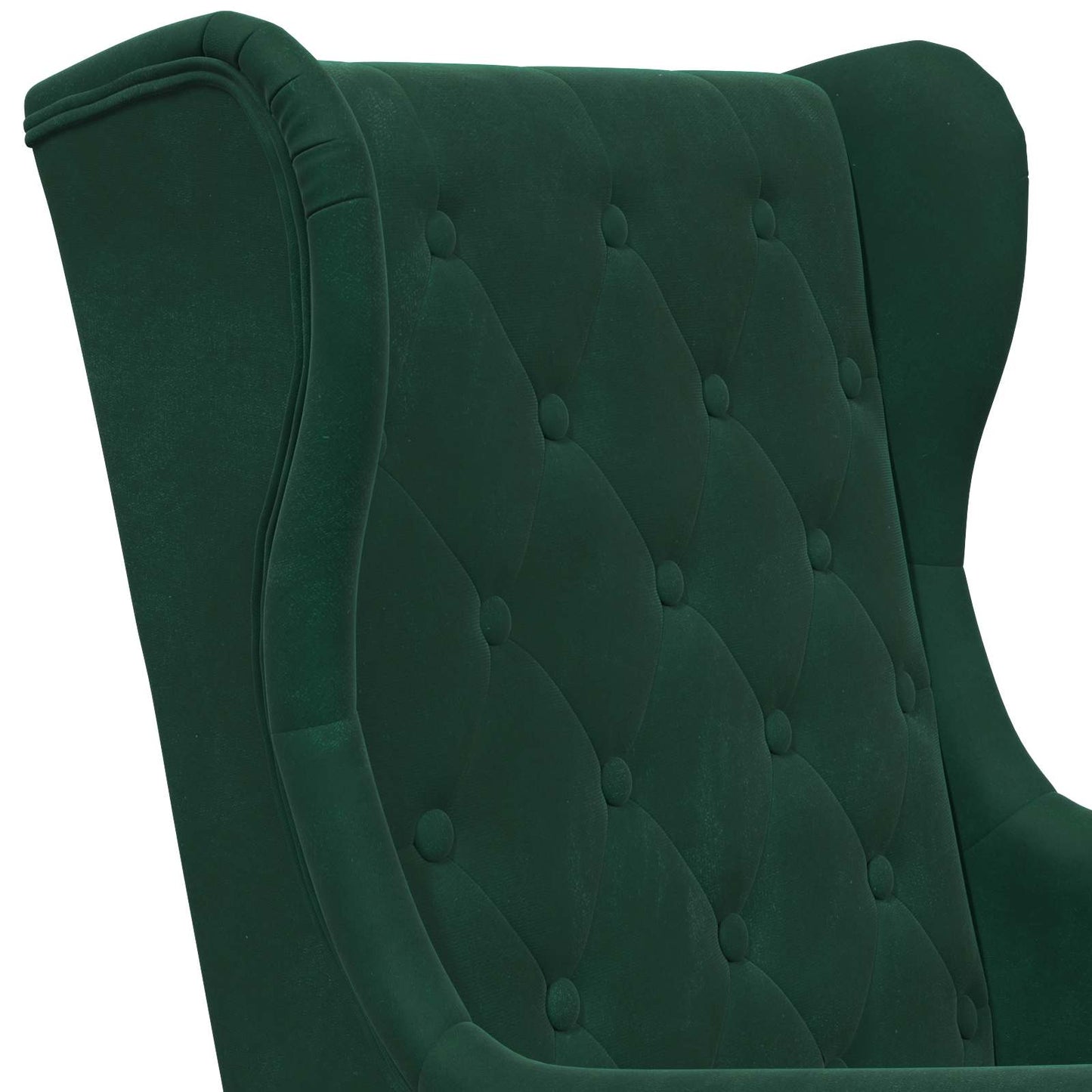 Poltrona Verde Scuro Velluto