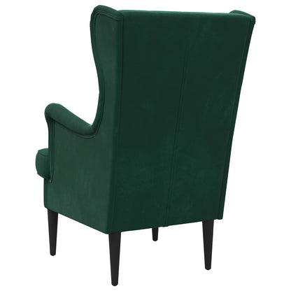 Poltrona Verde Scuro Velluto | homemem39