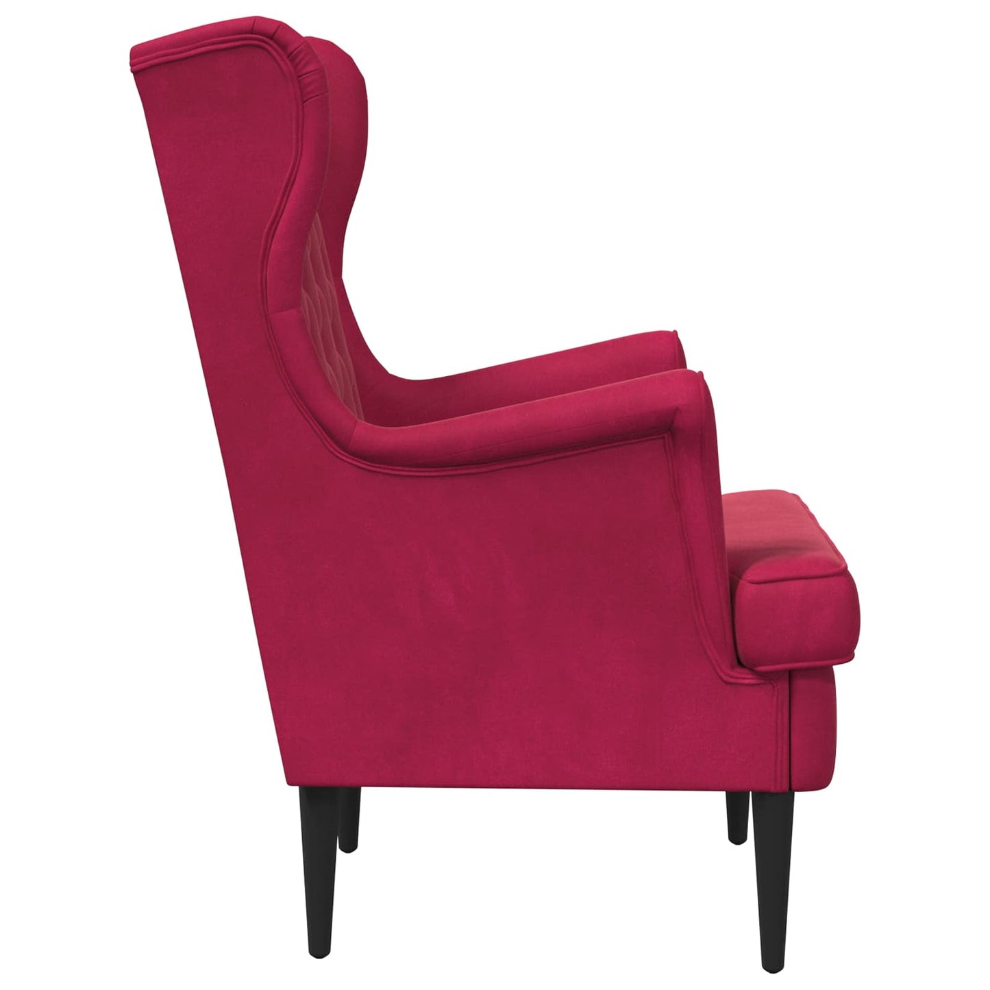 Poltrona Rosso Vino Velluto | homemem39