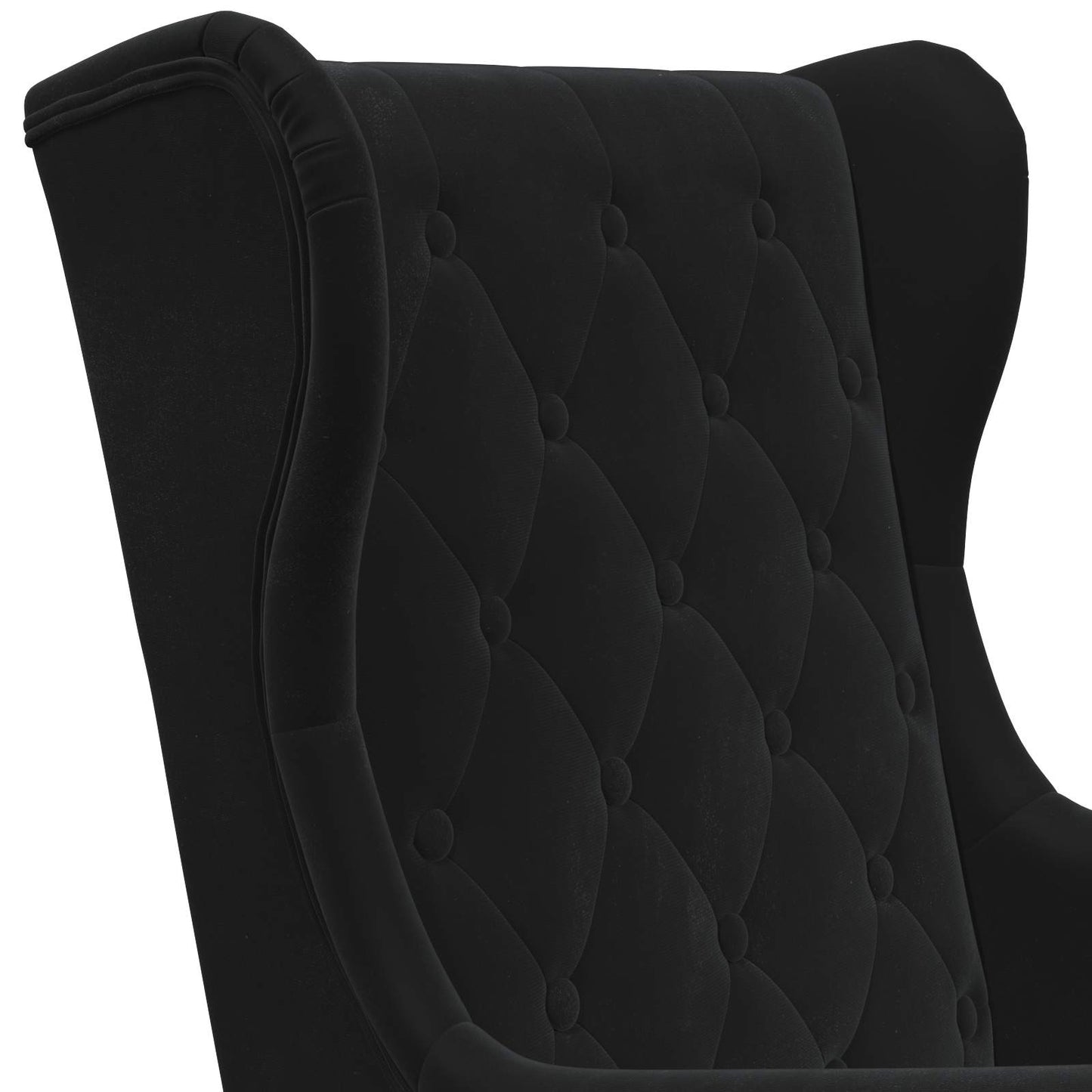 Poltrona Nero Velluto