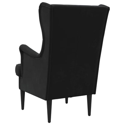 Poltrona Nero Velluto