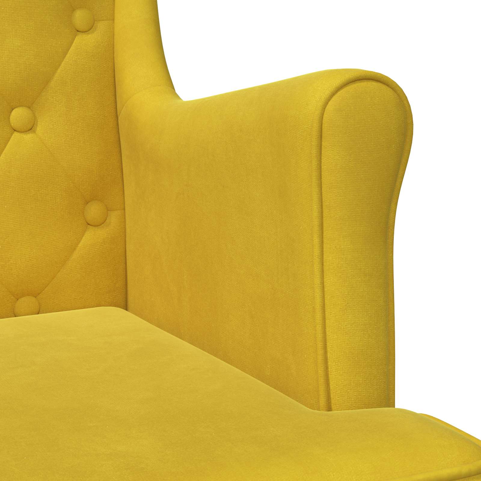 Poltrona Giallo Velluto | homemem39