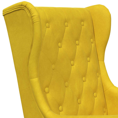 Poltrona Giallo Velluto