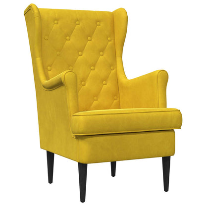 Poltrona Giallo Velluto | homemem39