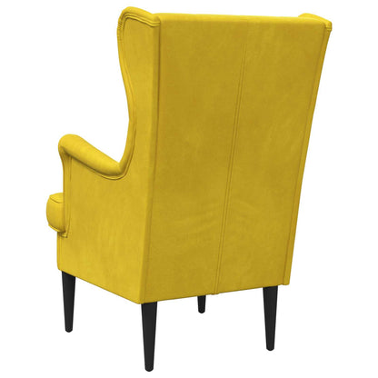 Poltrona Giallo Velluto | homemem39