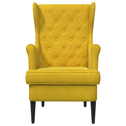 Poltrona Giallo Velluto