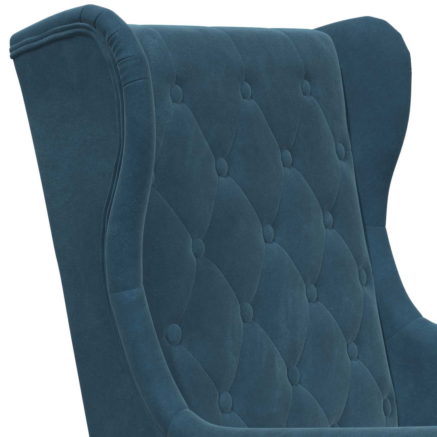 Poltrona Blu Velluto