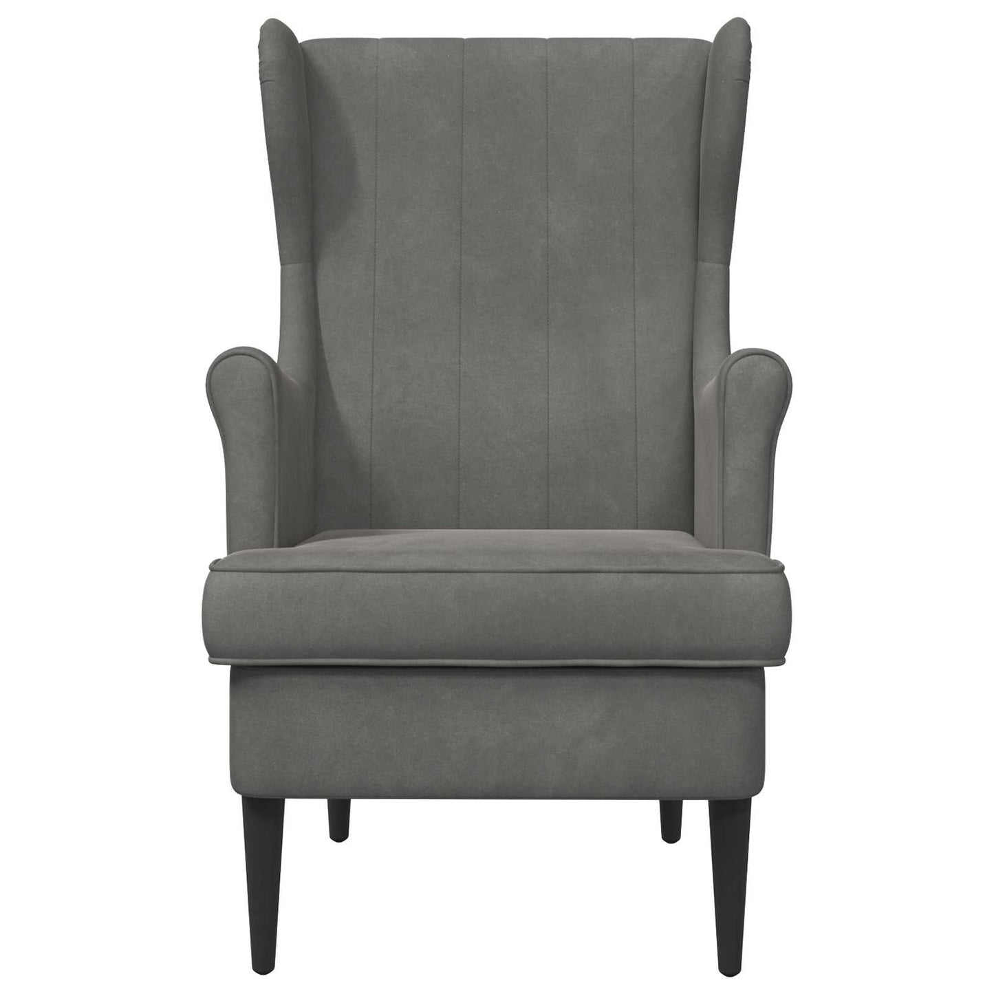 Poltrona Grigio Scuro Velluto