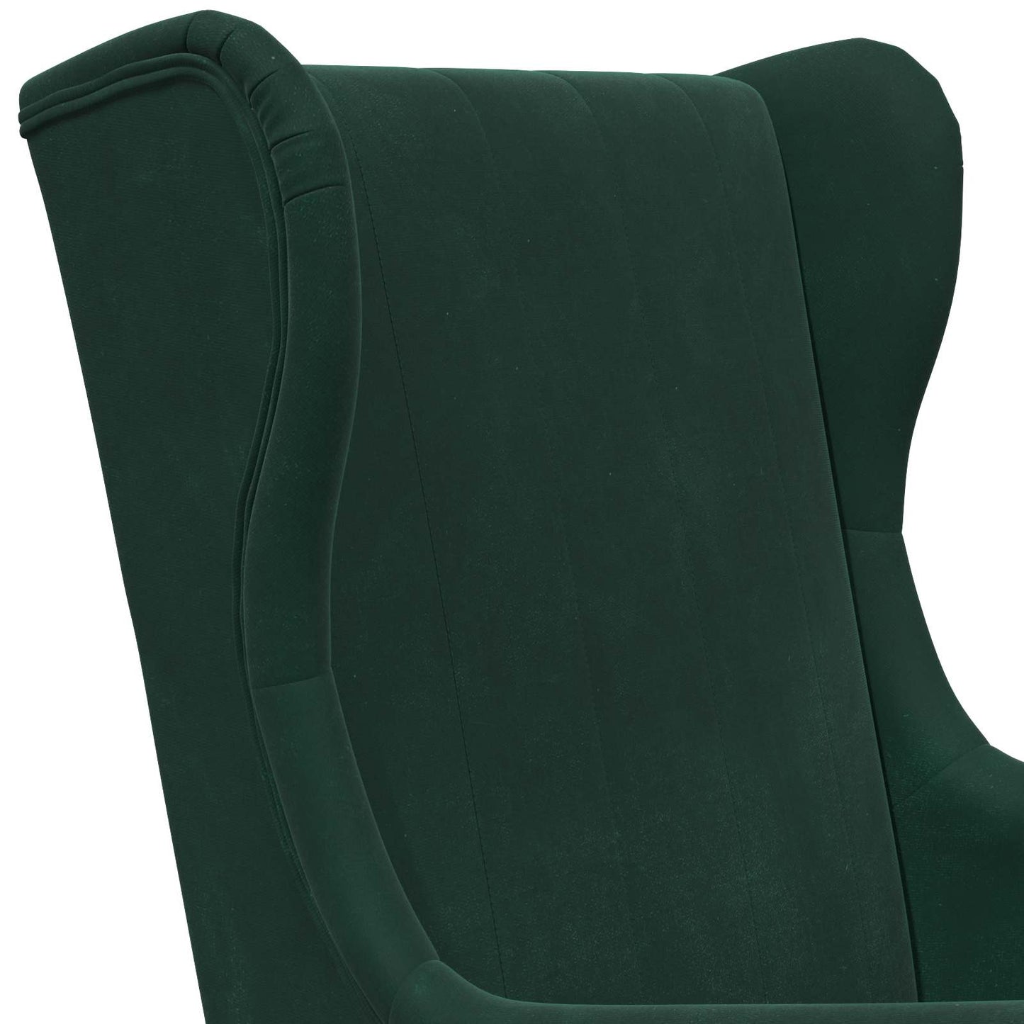 Poltrona Verde Scuro Velluto