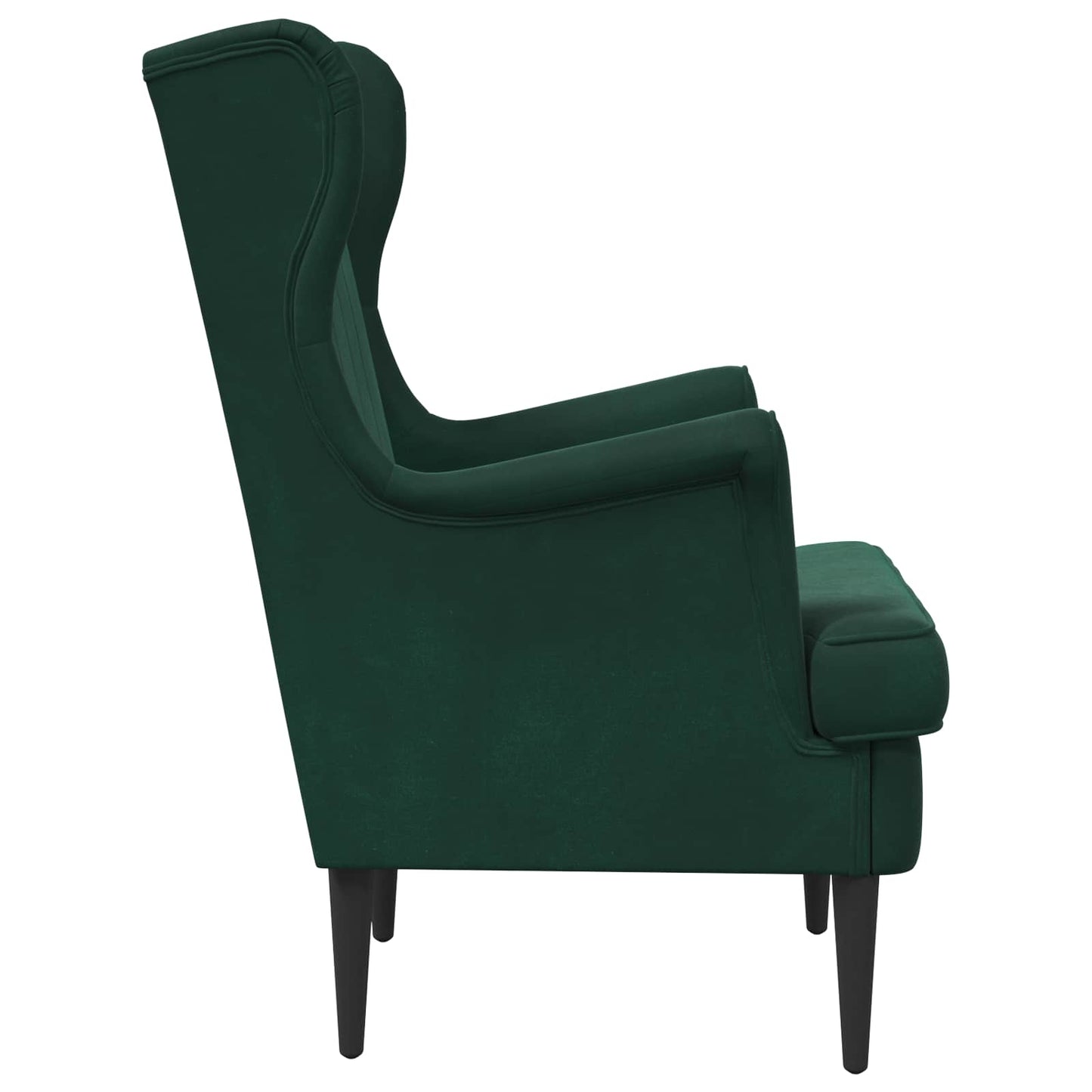 Poltrona Verde Scuro Velluto