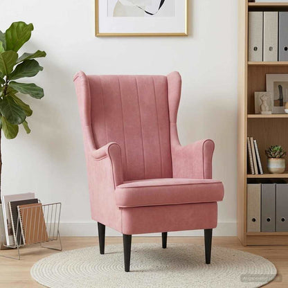 Poltrona Rosa Velluto