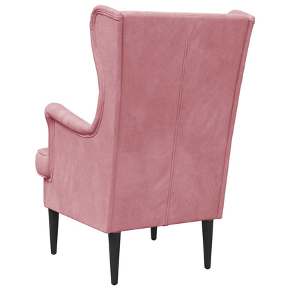 Poltrona Rosa Velluto