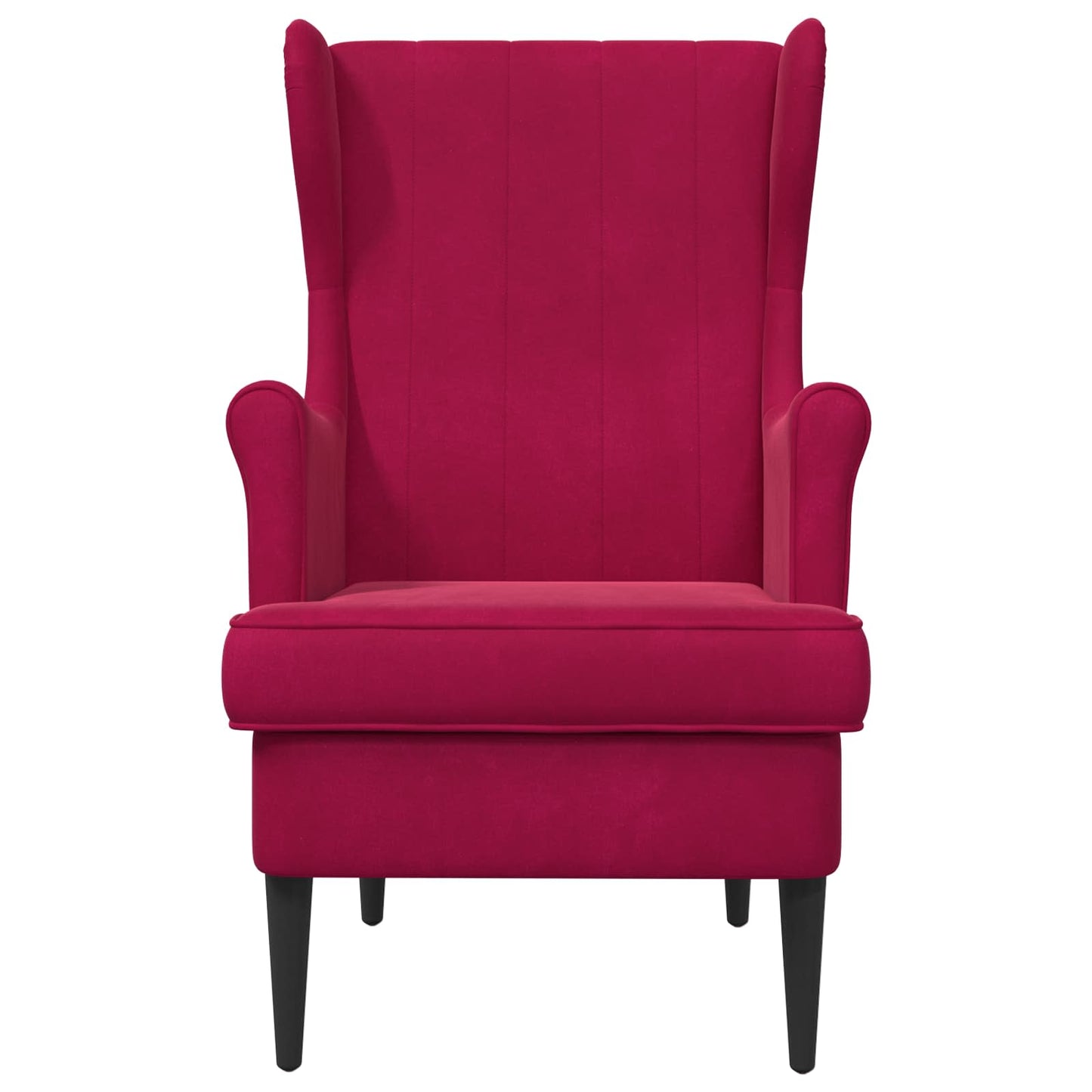 Poltrona Rosso Vino Velluto