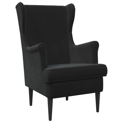 Poltrona Nero Velluto