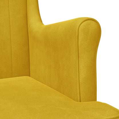 Poltrona Giallo Velluto